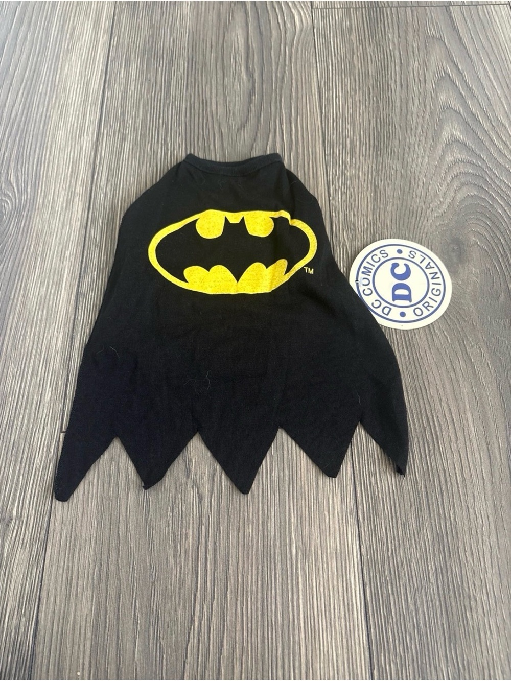 Pet Batman Cape Tank Costume